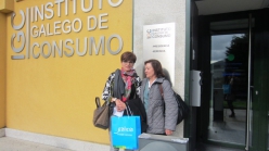 Eva Katrušákovou s ředitelkou španělské organizace v Santiagu de Compostela